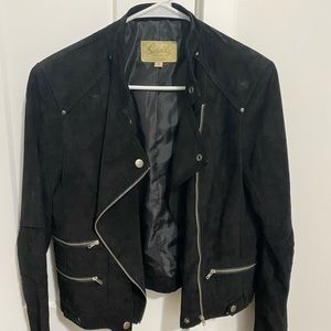 Scully black suede jacket